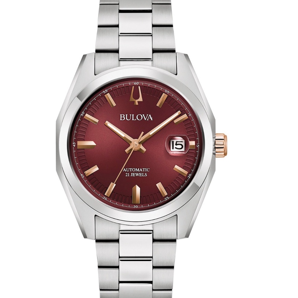 Bulova Men's Automatic Surveyor Stainless Steel Watch